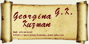 Georgina Kuzman vizit kartica